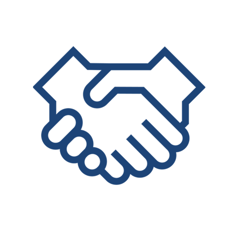 A solid navy blue rectangle on a white background.